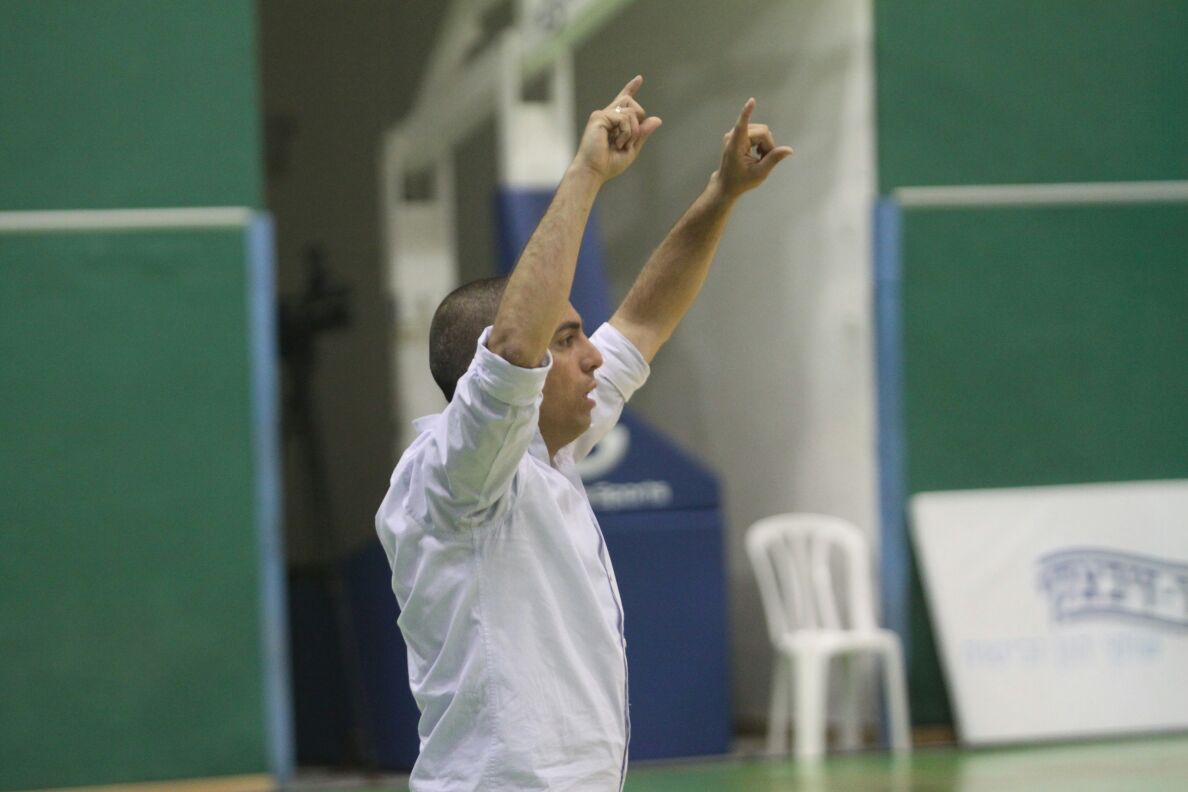 ברק דמיציאן. מאמן כפר סבא היה חניכו של ישראל ברוך בבאר שבע (צילום: שי מוגילבסקי)